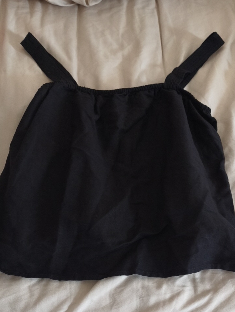 Express Black Cotton Spaghetti Strap Camisole
